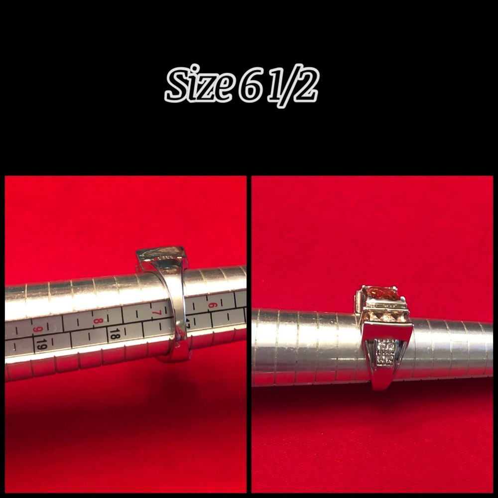 3 Silver Tone Ring Bundle - image 7